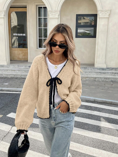 Comfy Short Knit Cardigan for Daily Wear