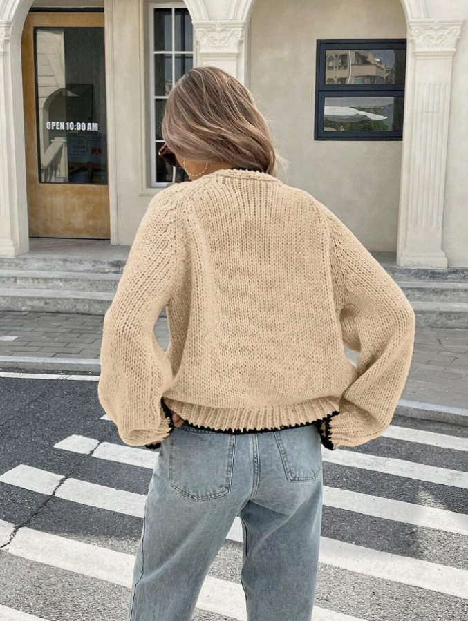 Comfy Short Knit Cardigan for Daily Wear