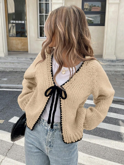Comfy Short Knit Cardigan for Daily Wear