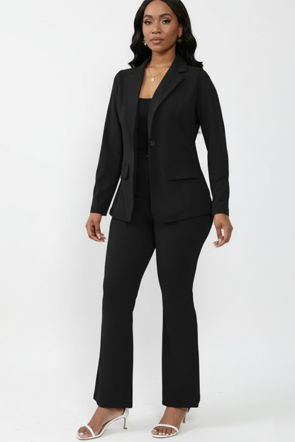 Stylish Ladies' Suit Jacket and Pants Set