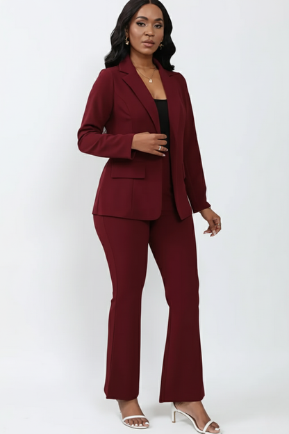 Stylish Ladies' Suit Jacket and Pants Set