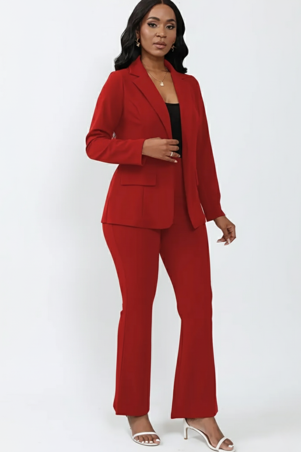 Stylish Ladies' Suit Jacket and Pants Set - Nocini