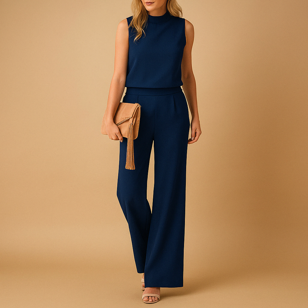 Elegant Ladies Wide Leg All in One Jumpsuit