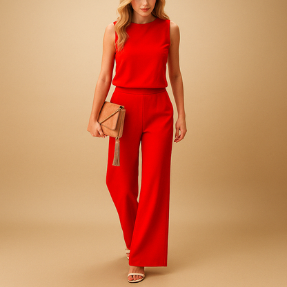 Elegant Ladies Wide Leg All in One Jumpsuit