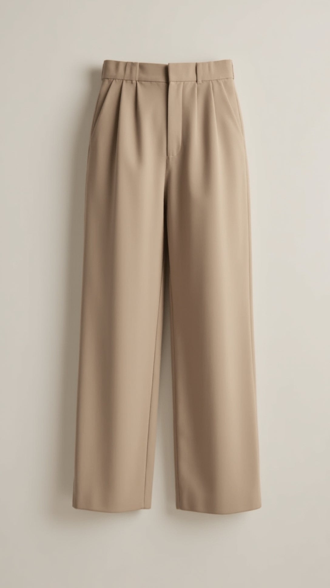 Comfortable High Waist Wide Leg Women's Trousers