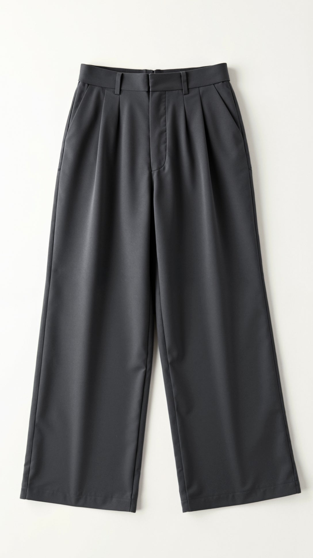 Comfortable High Waist Wide Leg Women's Trousers