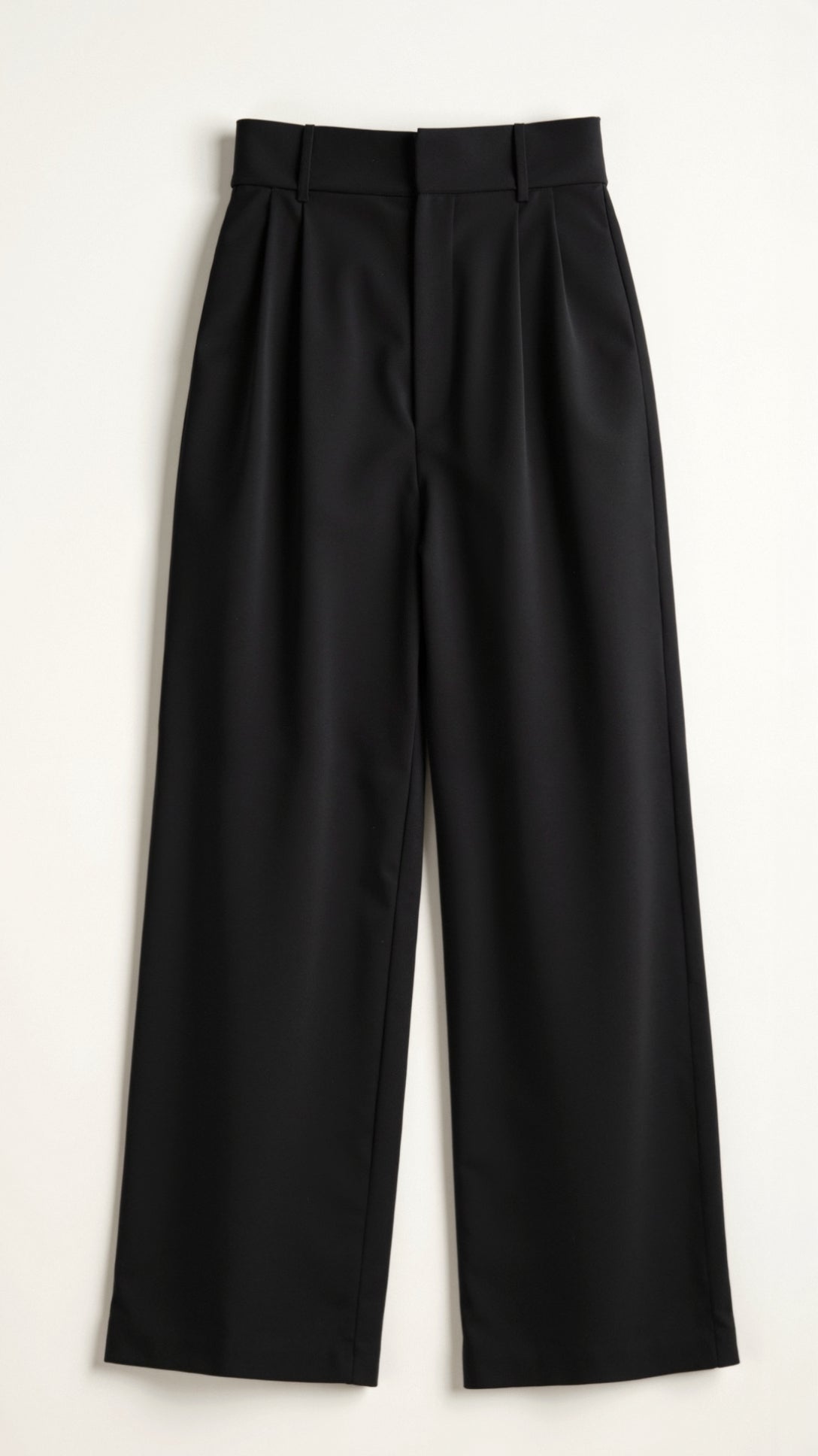Comfortable High Waist Wide Leg Women's Trousers