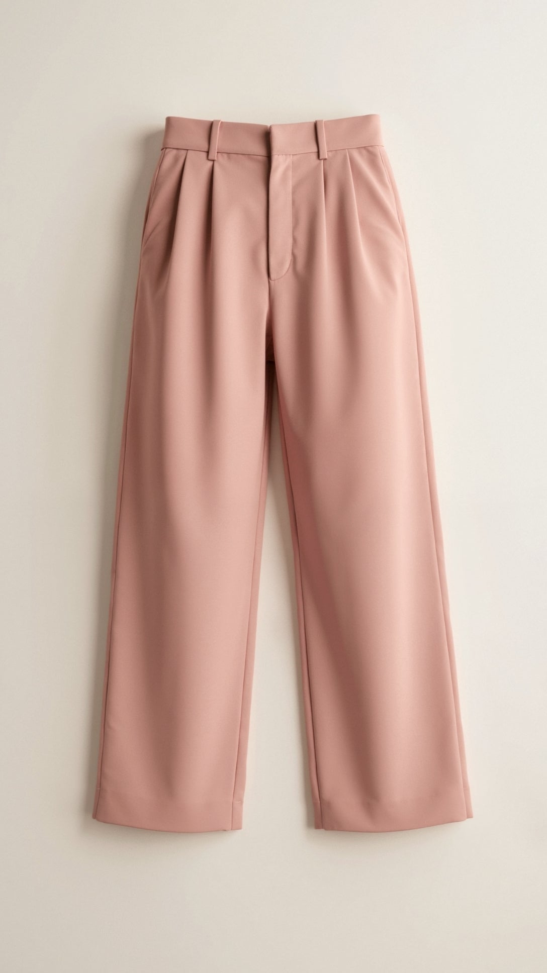 Comfortable High Waist Wide Leg Women's Trousers