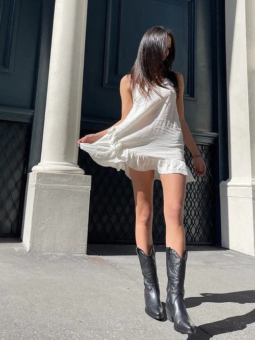 Ladies Ankle High Leather Boots