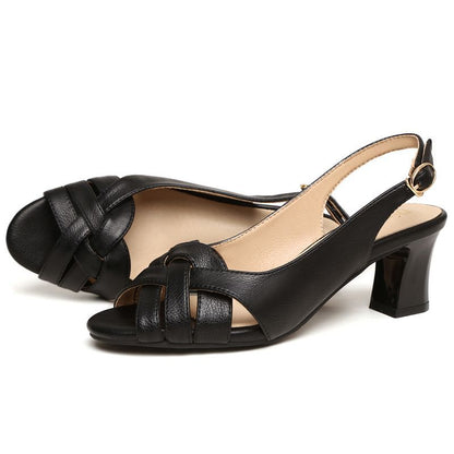Stylish Chunky High Heel Shoes for Women - Nocini