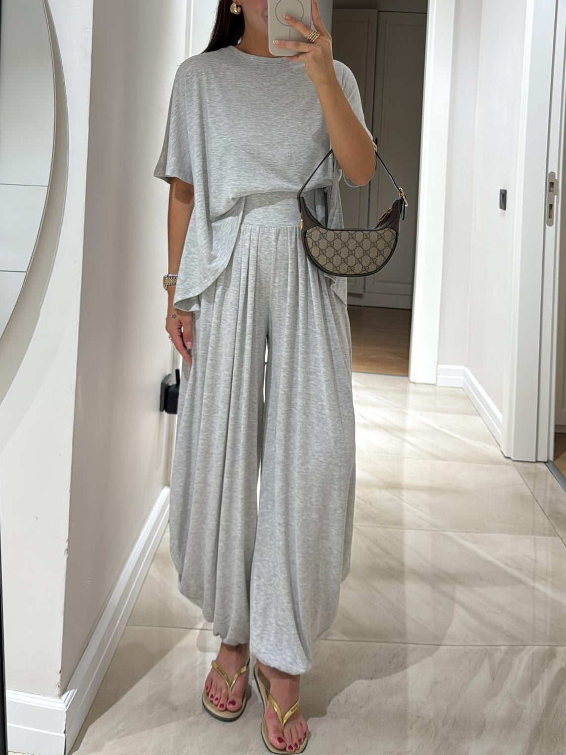 Comfy Women's Blouse and Palazzo Pants Set