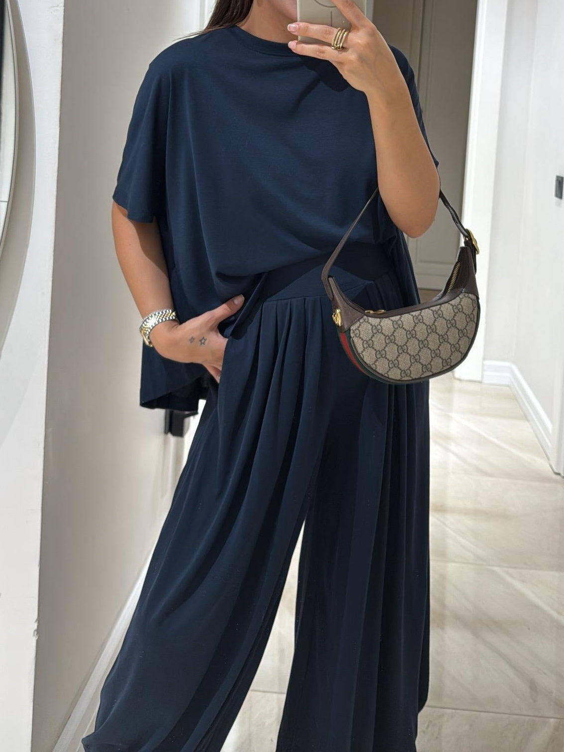 Comfy Women's Blouse and Palazzo Pants Set