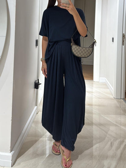 Comfy Women's Blouse and Palazzo Pants Set