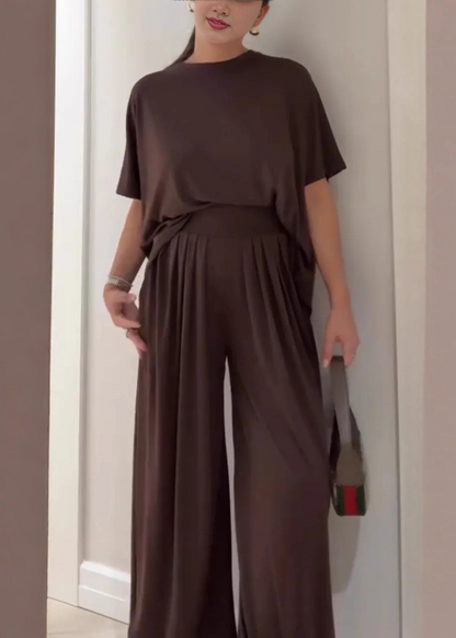 Comfy Women's Blouse and Palazzo Pants Set - Olytrend