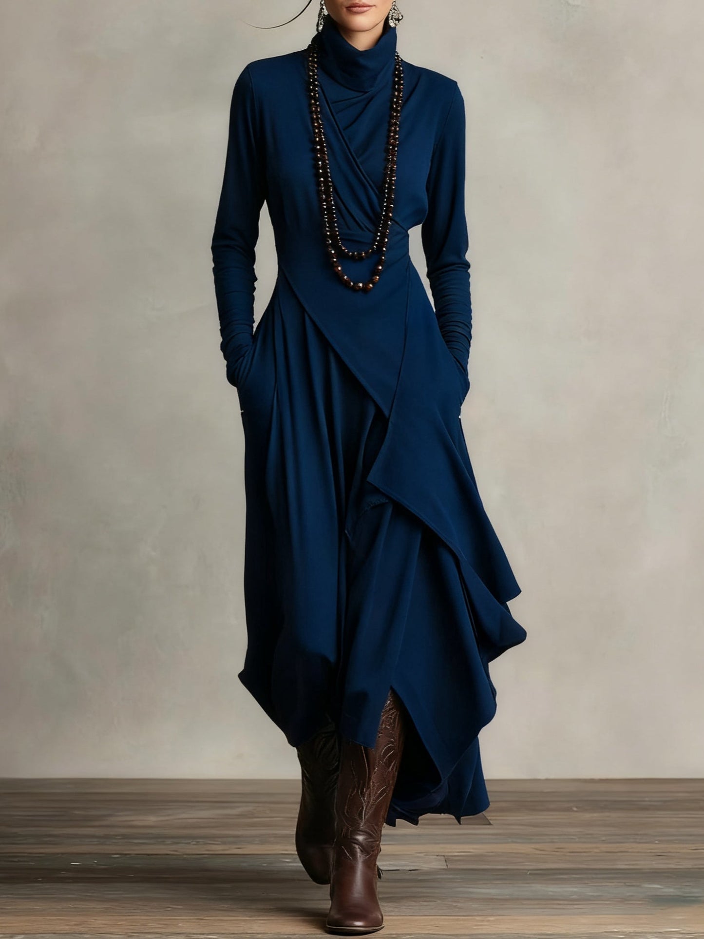 Ladies Long Strapless Summer Dress