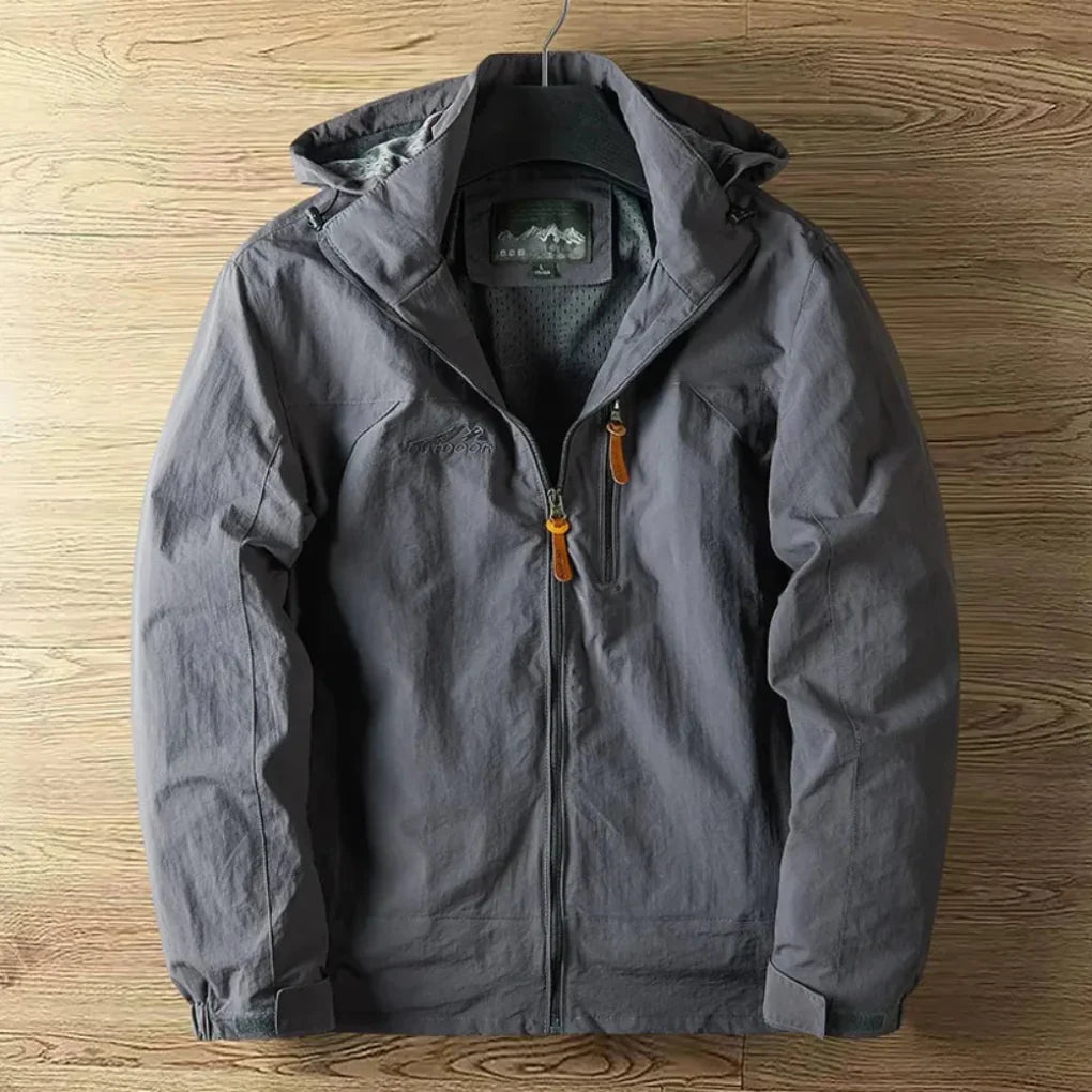 Waterproof Windbreaker Jacket for Men with Hood
