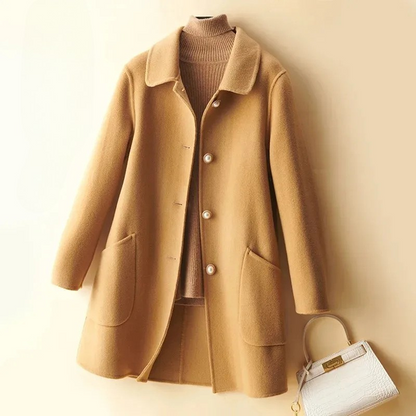 Classic Fit Knee Length Button Coat