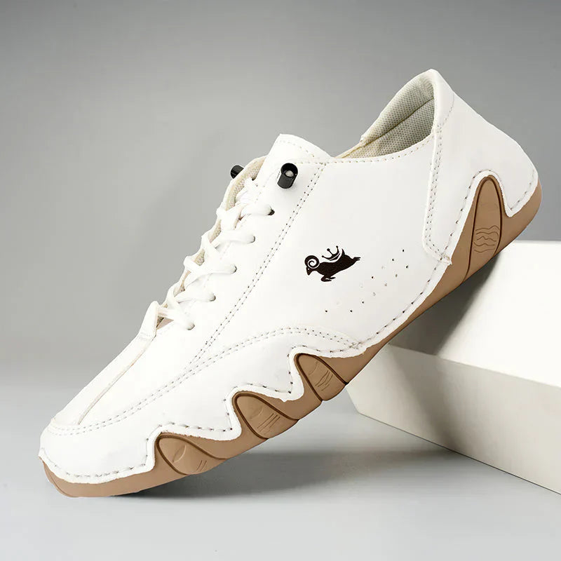 Supportive Balance Leather Walking Shoes - Olytrend
