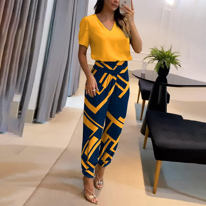 Fashionable Floral Women's Jumpsuit