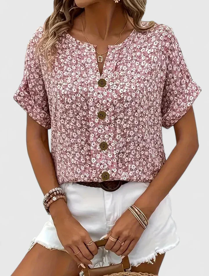 Relaxed Fit Soft Women's Blouse - Olytrend
