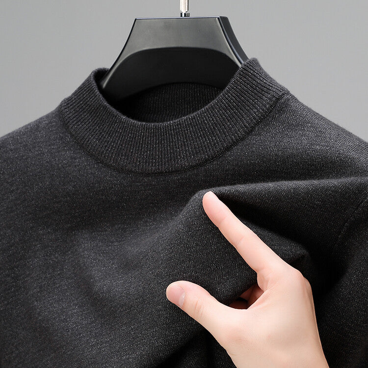 Men's Simple Crew Neck Knit Sweater