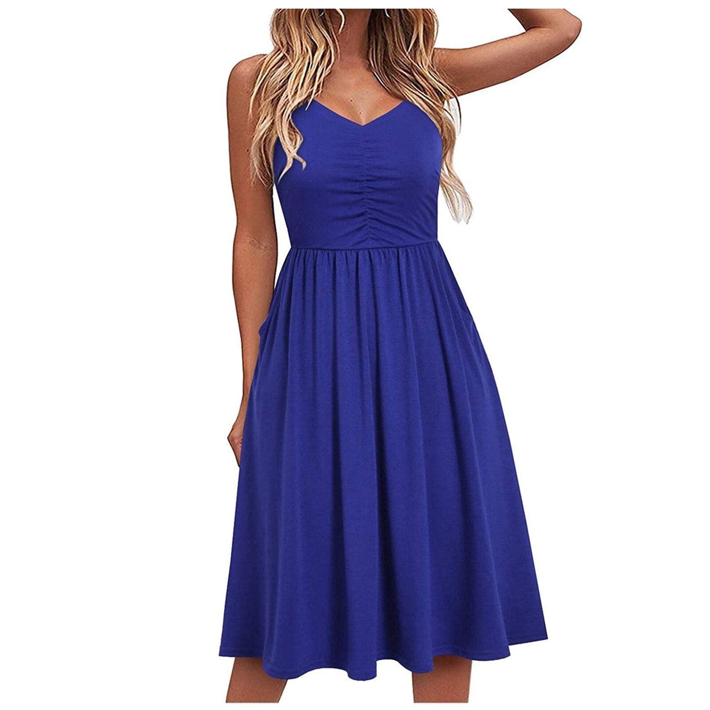 Casual V-Neck Sleeveless Summer Dress