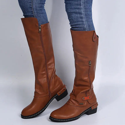 Lace-Up Ankle Boots for Women - Classic Comfortable Design