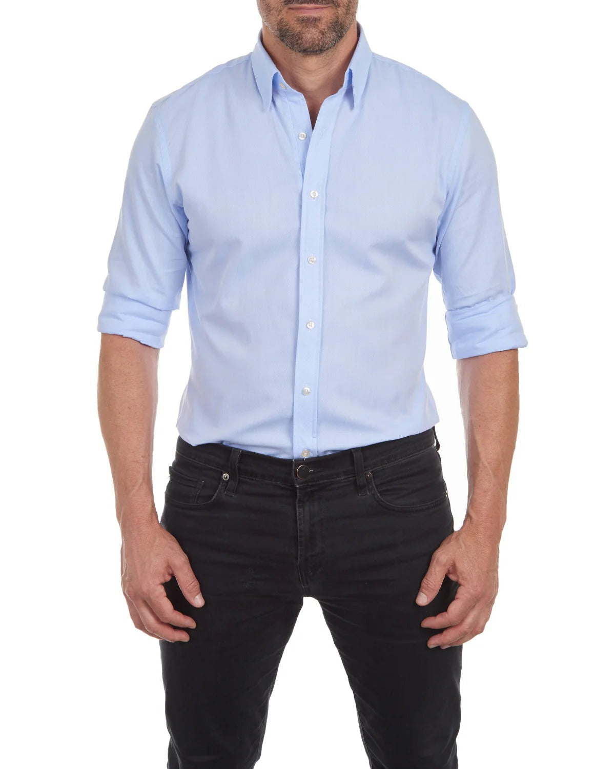 Slim Fit Zip Up Shirt - Olytrend