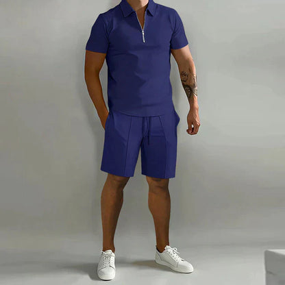 Men's Casual Polo Shirt - Regular Fit - Moisture Wicking Short Sleeve