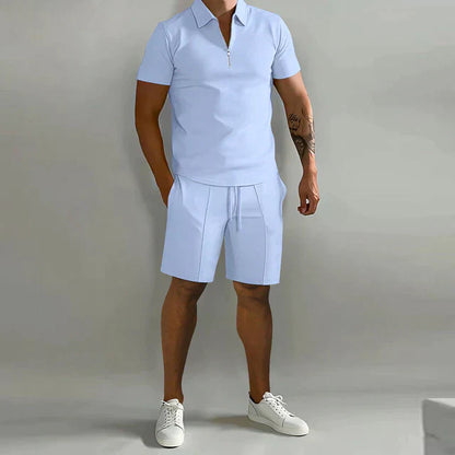 Men's Casual Polo Shirt - Regular Fit - Moisture Wicking Short Sleeve