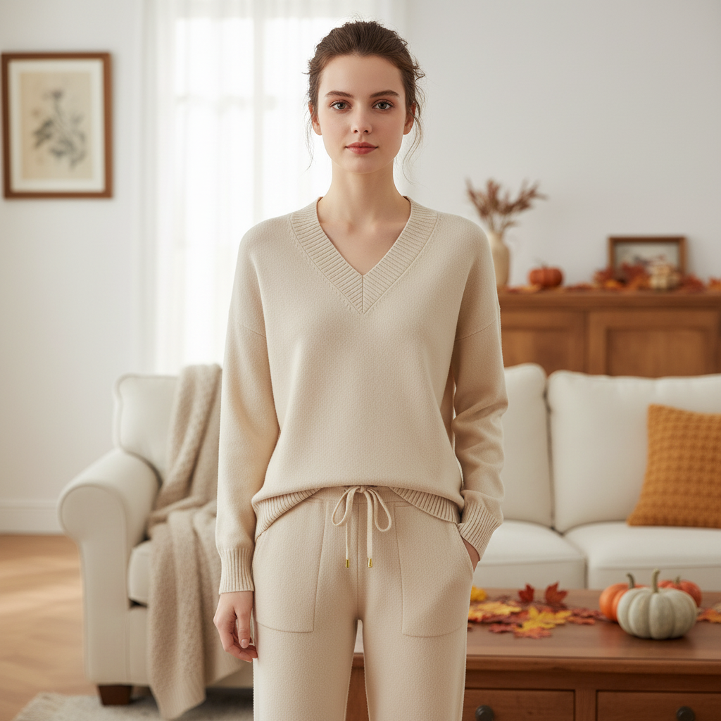 Soft Knit Two Piece Set - Pexav