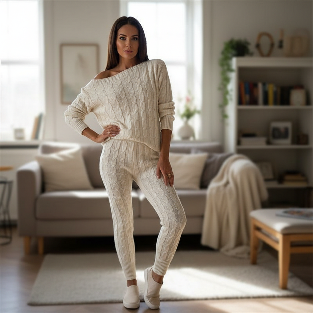 Soft Knit Sweater Set for Women - Pexav