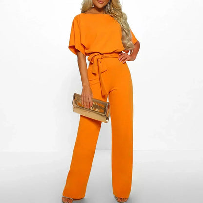 Stylish Ladies' Jumpsuit with Fitted Waist