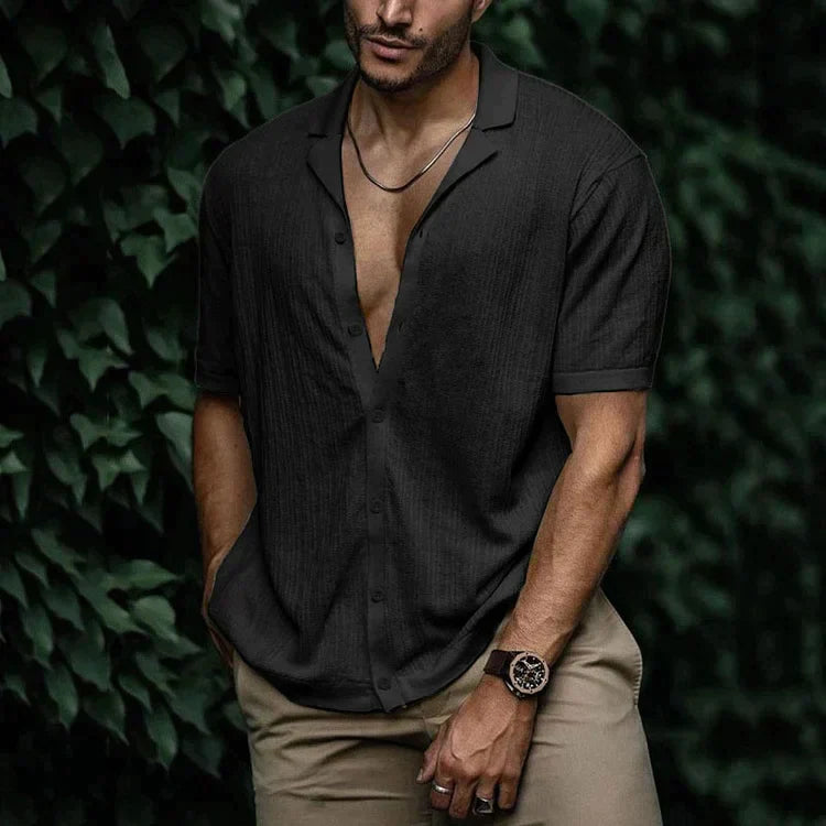 Casual Men's Summer Short Sleeve Shirt