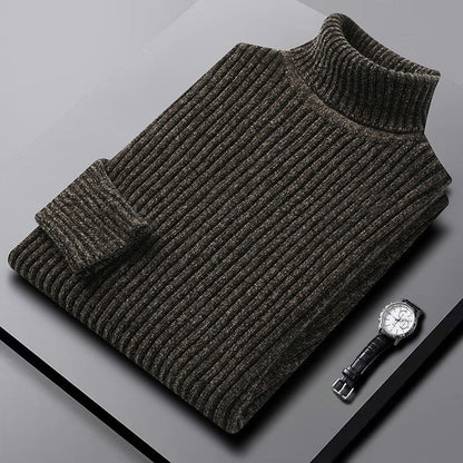 Warm Crew Neck Thick Knit Winter Sweater