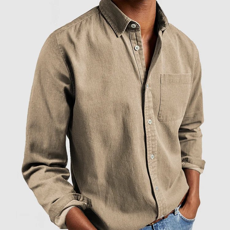 Relaxed Fit Men's Comfort Shirt