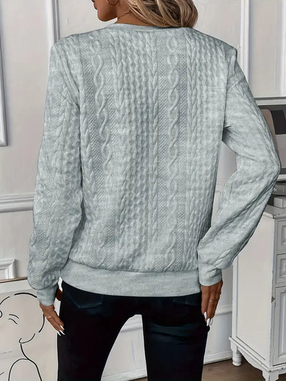 Chic Zip Front Knitted Sweater