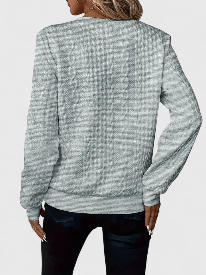 Elegant Women's Crew Neck Sweater