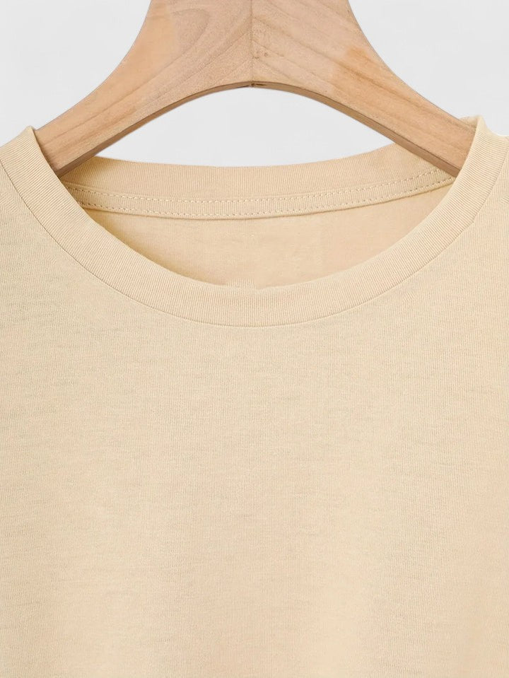Soft Casual Short Sleeve Tee Shirt