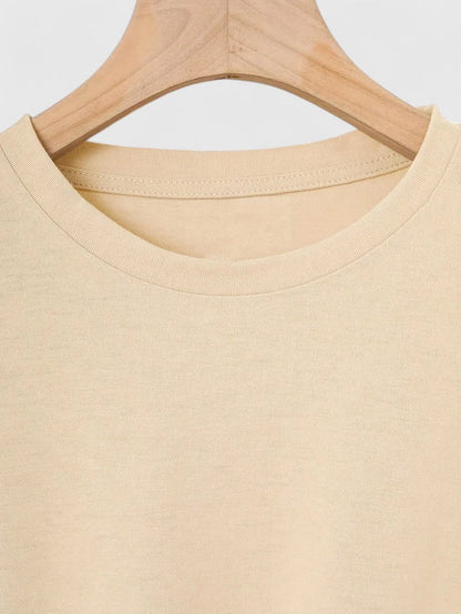 Soft Casual Short Sleeve Tee Shirt