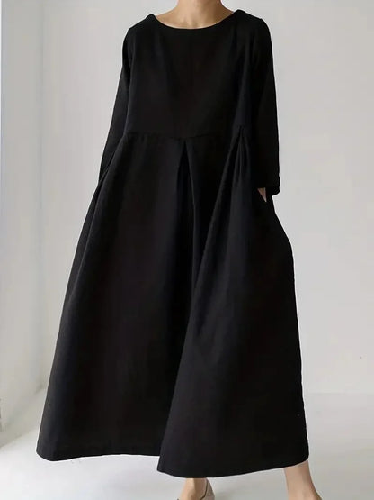 Comfortable Long Sleeve Maxi Dress for Women