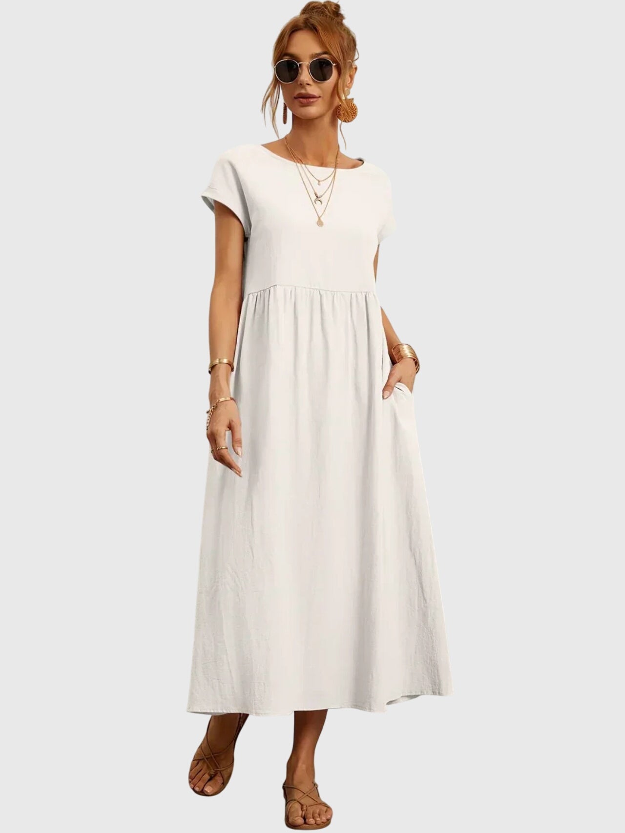 Relaxed Fit Pocket Sundress