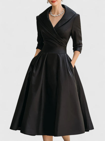 Chic Knee Length Dress - Olytrend