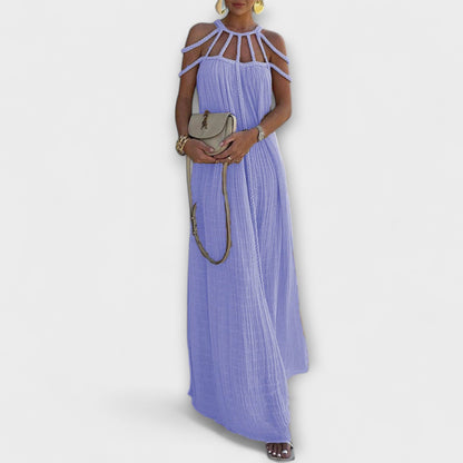 Elegant Maxi Dress with Flowy Straps for Women