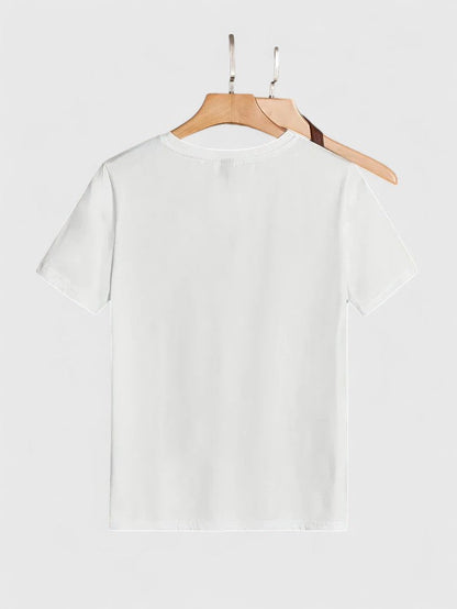 Soft Casual Short Sleeve Tee Shirt