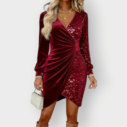 Chic Uneven Hem Cocktail Dress