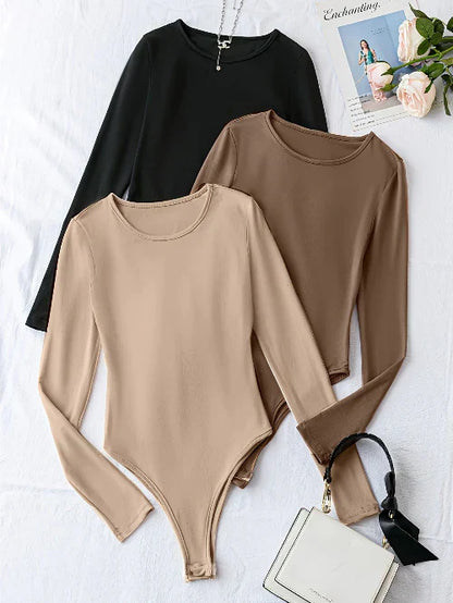Comfy 3-Pack Womens Long Sleeve Jumpsuits
