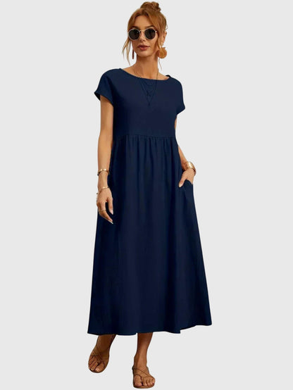 Elegant Pocket Dress for Women Everyday