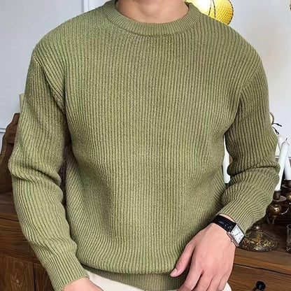 Men's Traditional Crew Neck Knit Sweater