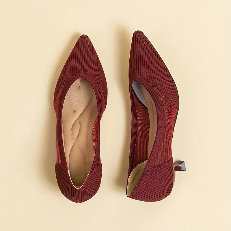Comfortable Low Heel Pumps for Women